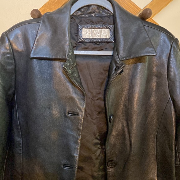Jones New York leather coat - Picture 4 of 4